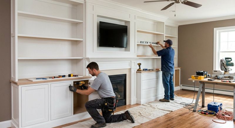 Mudroom Shelving Installation in Annapolis, MD